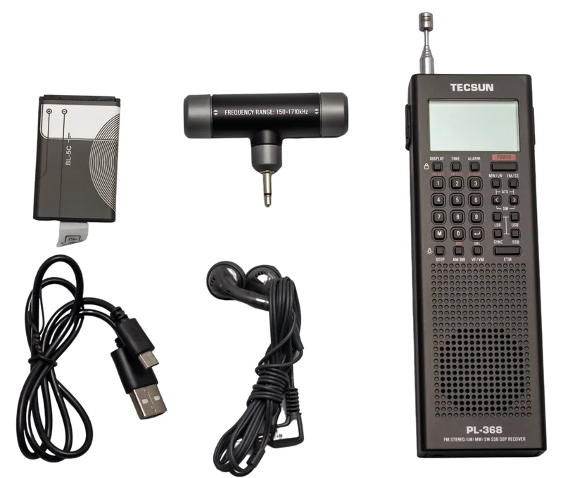 Tecsun PL-368 El Tipi SSB Radyo – Kısa Dalga, Senkron Algılama, ETM+