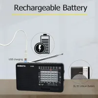 XHDATA D-328 şarj edilebilir BL-5C lityum pili ve USB şarj özelliği