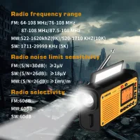XHDATA D-608WB frekans aralıkları, hassasiyet değerleri ve el feneri