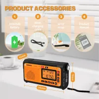 XHDATA D-608WB kutu içeriği ve ölçüleri: 3.000 mAh pil, şarj kablosu, bileklik, kılavuz