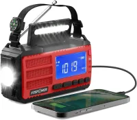 FosPower A1 NOAA Acil Durum Radyosu El Kranklı Solar