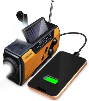 FosPower A1 NOAA Acil Durum Radyosu El Kranklı Solar