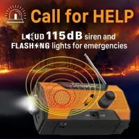 FosPower A1 NOAA Acil Durum Radyosu El Kranklı Solar