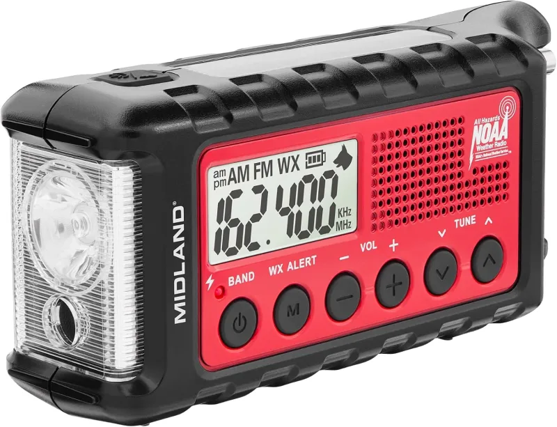 Midland - ER310 El Kranklı Solar Acil Durum Radyosu