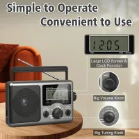 Givoust radyo LCD ekran ve ayar düğmeleri