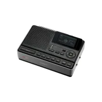 Sangean CL-100 radyo çapraz açıdan, tuş takımı ve ekran