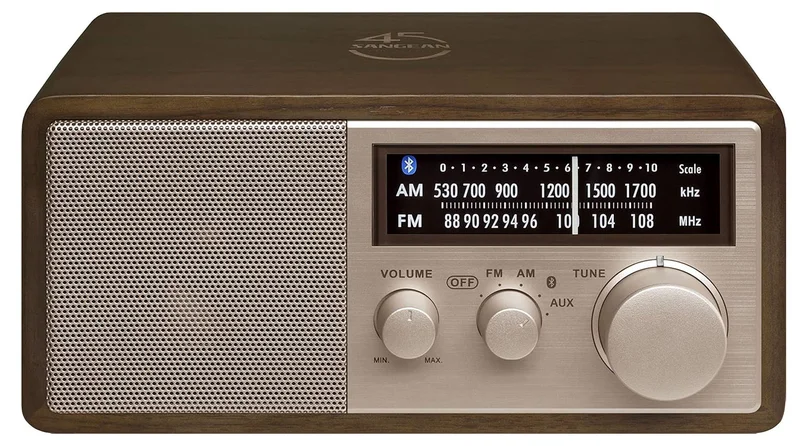 Sangean WR-16SE 45. Yıl Özel Ahşap Radyo – AM/FM, Bluetooth, 10 W Hoparlör