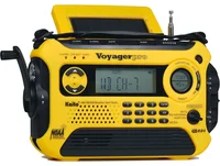 Kaito KA600 Voyager Pro sarı acil durum radyosu önden görünüm