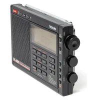 Tecsun PL-680 önden eğik görünüm, frekans tuşları