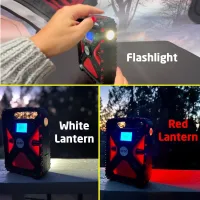 Eton Quest LED el feneri ile beyaz ve kırmızı ambiyans ışığı