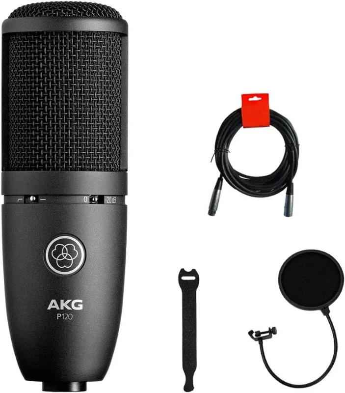 AKG P120 Kardioid Kondenser Mikrofon Seti