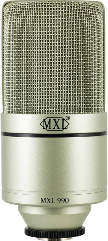 MXL 990 Kardioid Kondenser Stüdyo Mikrofonu (Şampanya)