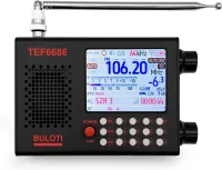 TEF6686 Tam Bant Dokunmatik Ekranlı Taşınabilir Kısa Dalga Radyo - DSP Alıcılı, 5000mAh Bataryalı Dijital Dünya Radyosu