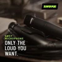 Shure SM57 XLR Mikrofon – Profesyonel Enstrüman ve Amfi Mikrofon
