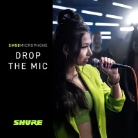 Shure MV7+ Podcast Dynamic Microphone USB-C & XLR Podcast Mikrofonu – OBS Certified Yayıncı Mikrofonu, LED Touch Panel, Auto Level Mode, Digital Pop Filter, Reverb Efektleri – Siyah