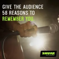 Shure SM58 Kardioid Dinamik Vokal Mikrofonu (SM58-LC)
